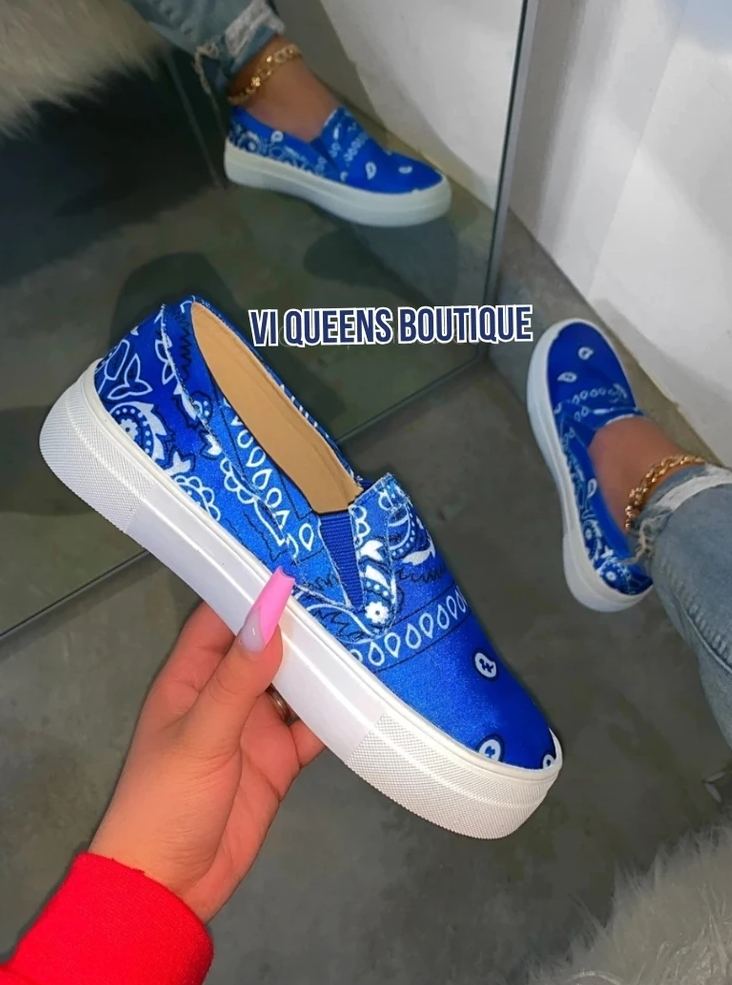 Tiana Blue Sneaker