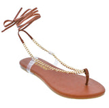 Gold Chain Strappy Sandal