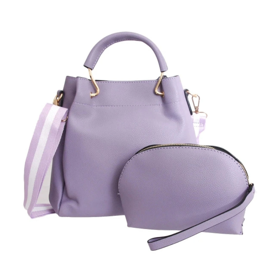 Lilac Crossbody Bag Set