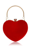 Heart Shaped Red Crossbody Bag